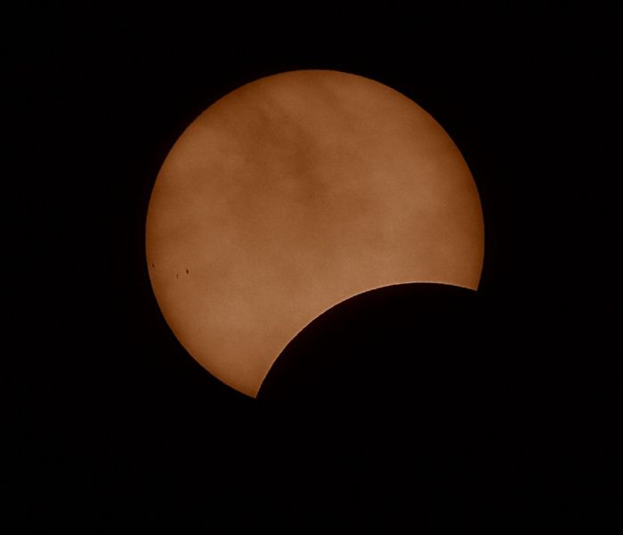 Soleil Lune et nuages