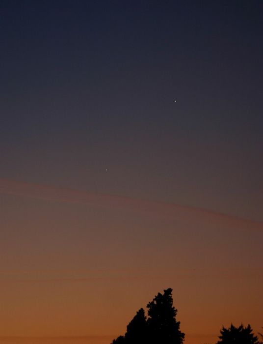 Vénus et Jupiter