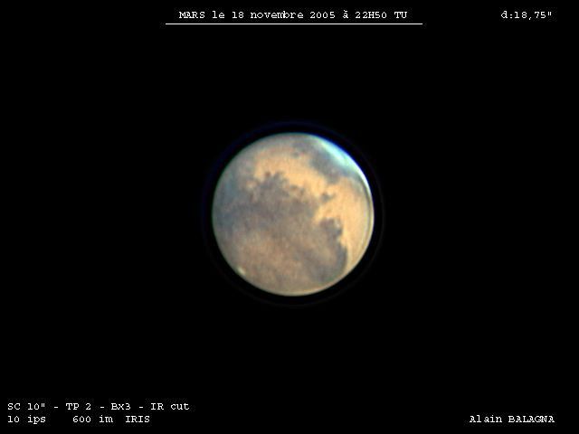 Mars 18 nov 2005