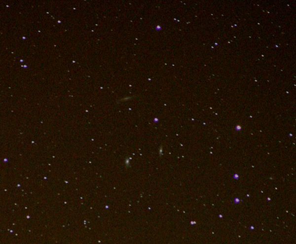 trio de galaxies dans le lyon(m65 m66 ngc3596)