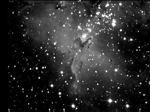 M16 traitée avec Astroart 3.0 et GIMP