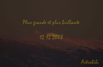 Pleine Lune et Mt Ventoux animation