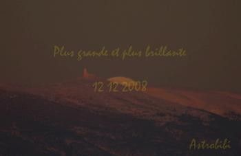 Pleine Lune et Mt Ventoux animation