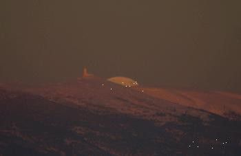 Pleine Lune et Mt Ventoux animation