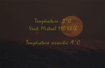 Pleine Lune et Mt Ventoux animation