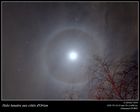 Halo lunaire aux côtés d'Orion