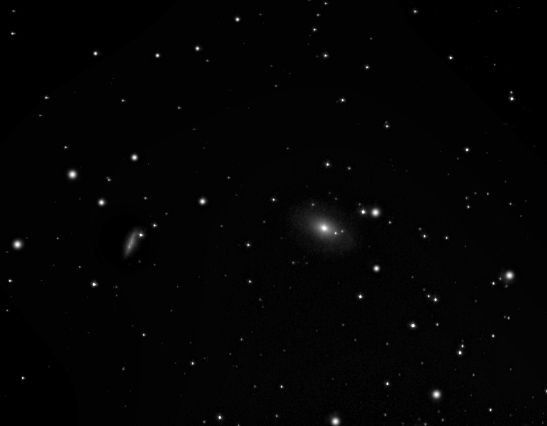 M81 et M82 à l'objectif de 100mm