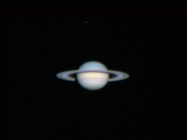 Saturne et Titan le 26 avril 2008