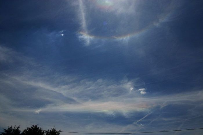 Arc circumhorizontal et halo de 22°