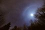 halo lunaire et orion