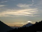 Trafic aérien au-dessus du Mont Blanc