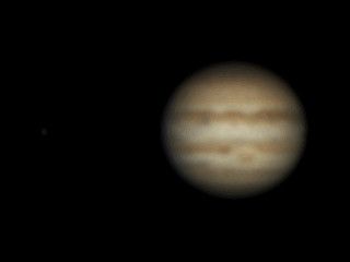 Jupiter et Io fin août 2009