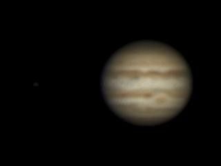 Jupiter et Io fin août 2009