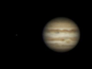 Jupiter et Io fin août 2009