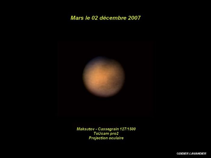 Mars à environ 90 Mkm
