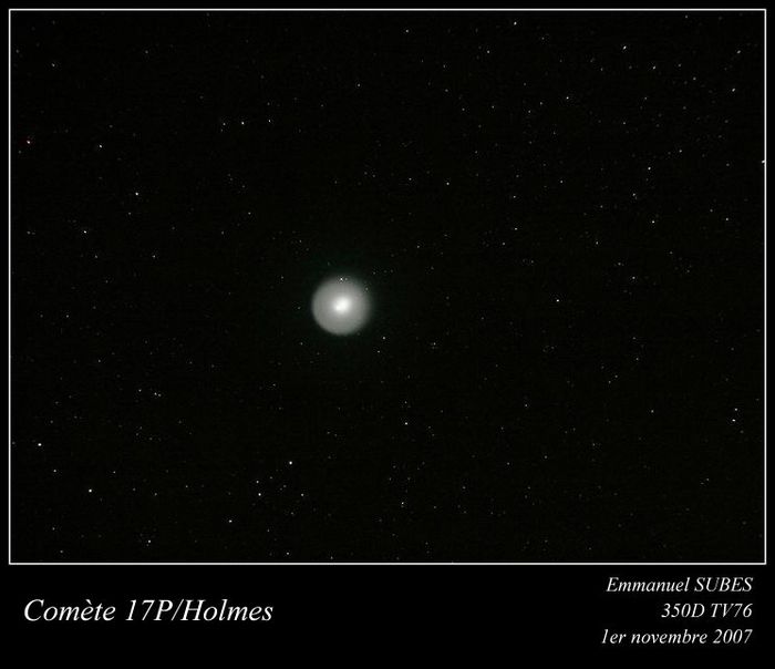 Comète 17P Holmes