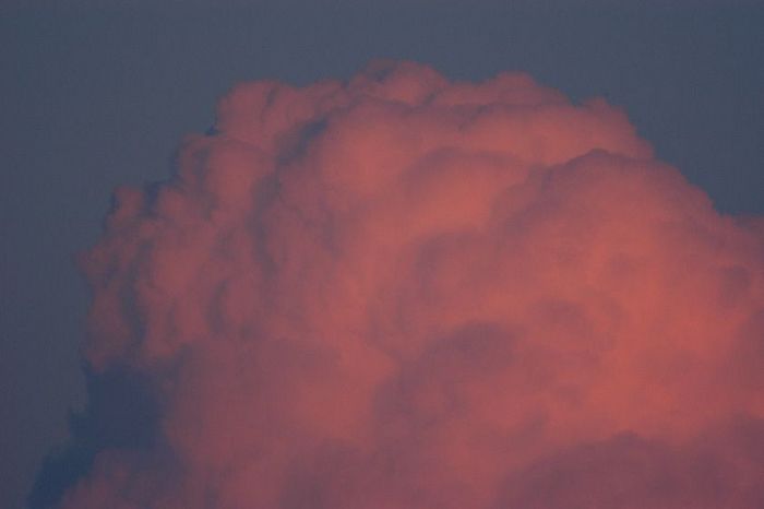 nuages roses