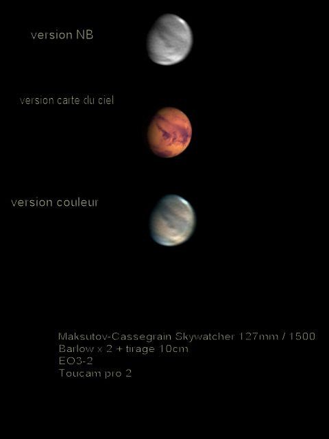 Mars le 8/09/05 dans le ciel de Côte d'Ivoire...