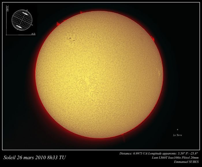 Soleil 26 mars 2010