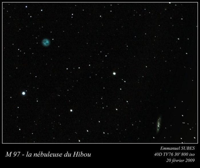 M97 - Nébuleuse du Hibou