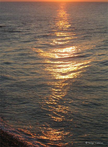 Chemin de lumière solaire