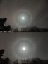 Halo lunaire et Mars