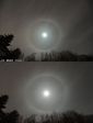 Halo lunaire et Mars