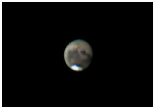 Mars avec une barlow 3x le 17/07/2003